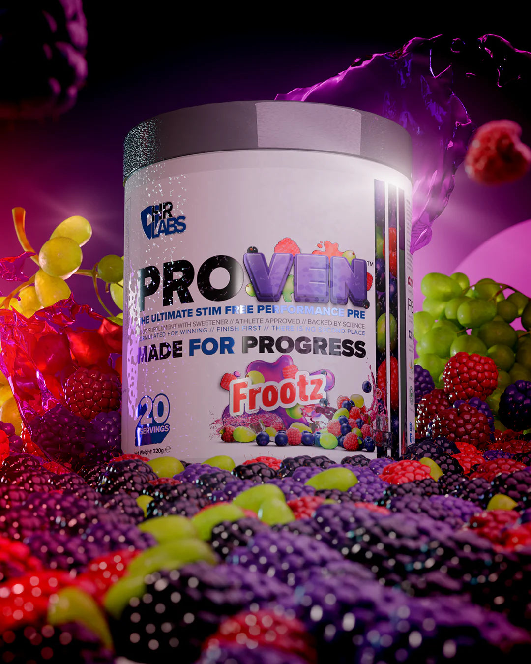 PROVEN™
THE ULTIMATE STIM FREE PERFORMANCE PRE