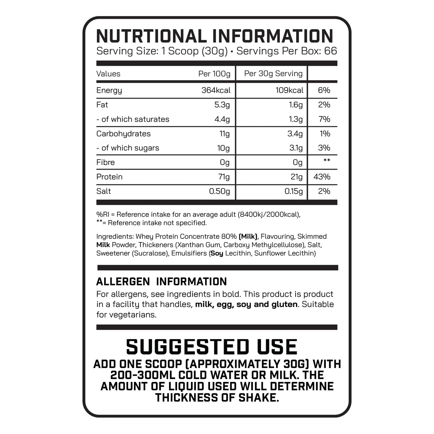 DNA Sports - Whey | 66 Servings