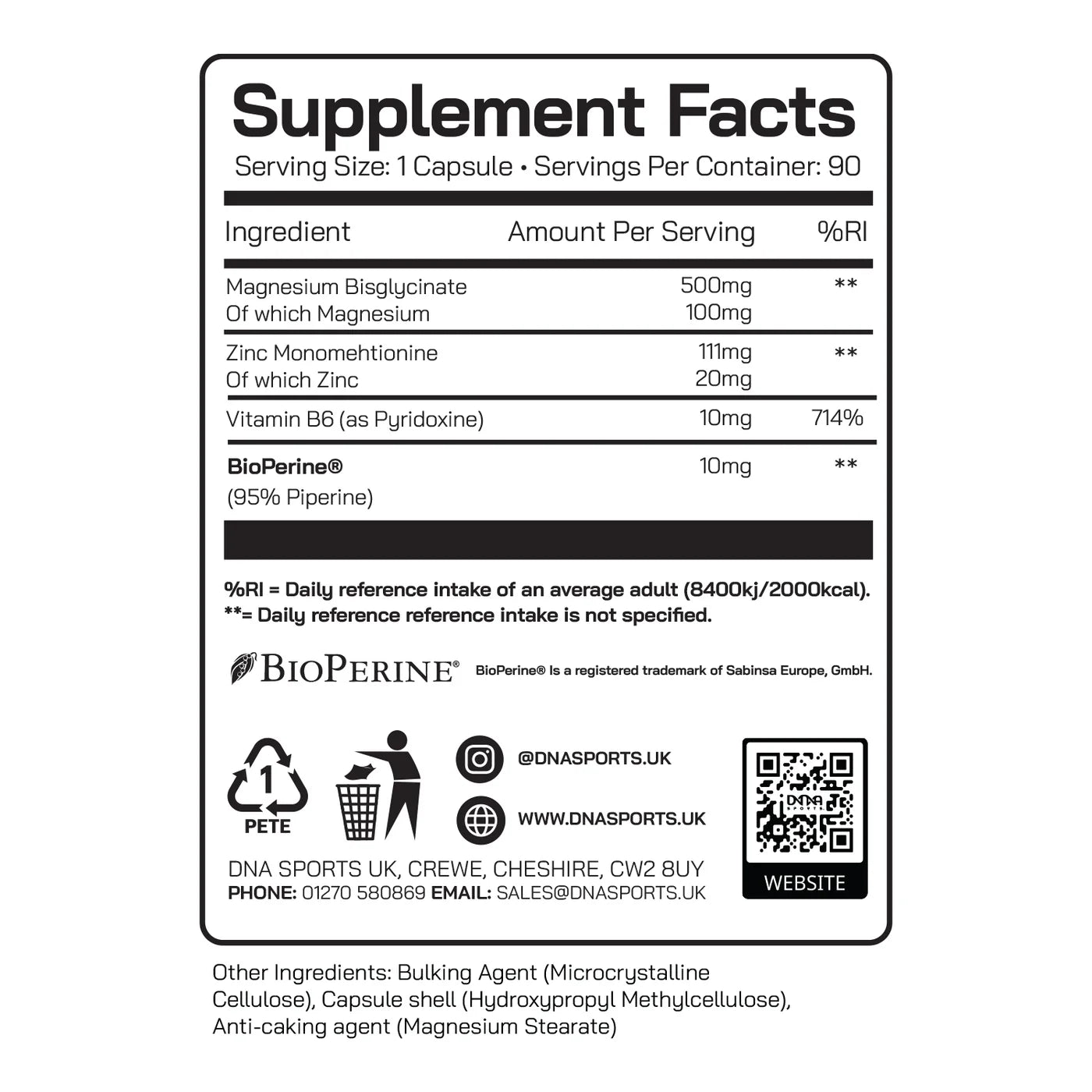 DNA Sports - ZMXTRA | 90 Servings