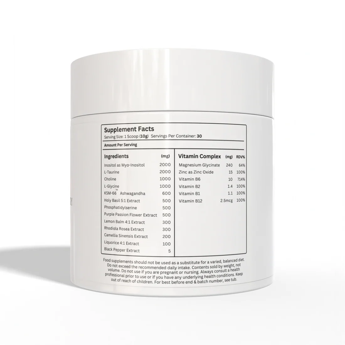 Apex Formulas - Stress Recovery | 30 Servings