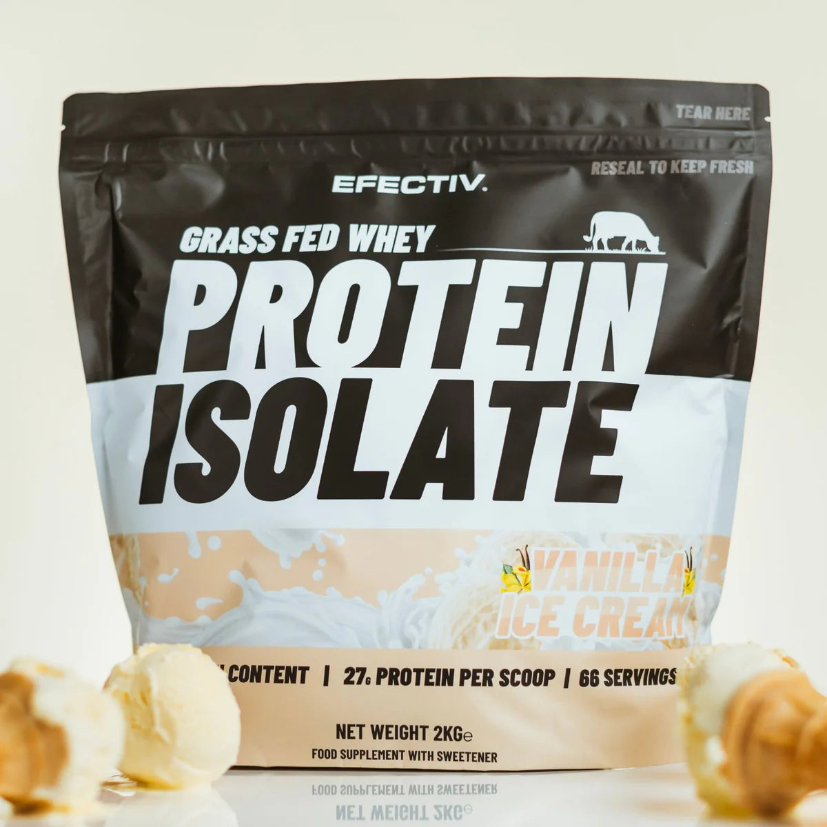 EFECTIV - Grass Fed Whey Protein Isolate | 66 Servings