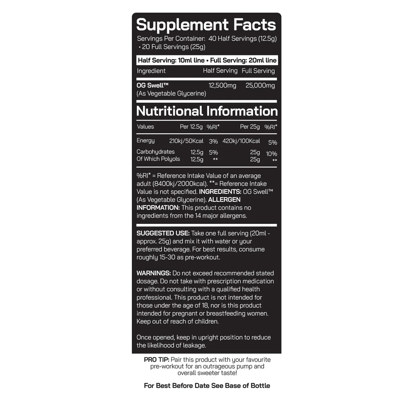DNA Sports - OG Swell 500| 20/40 Servings