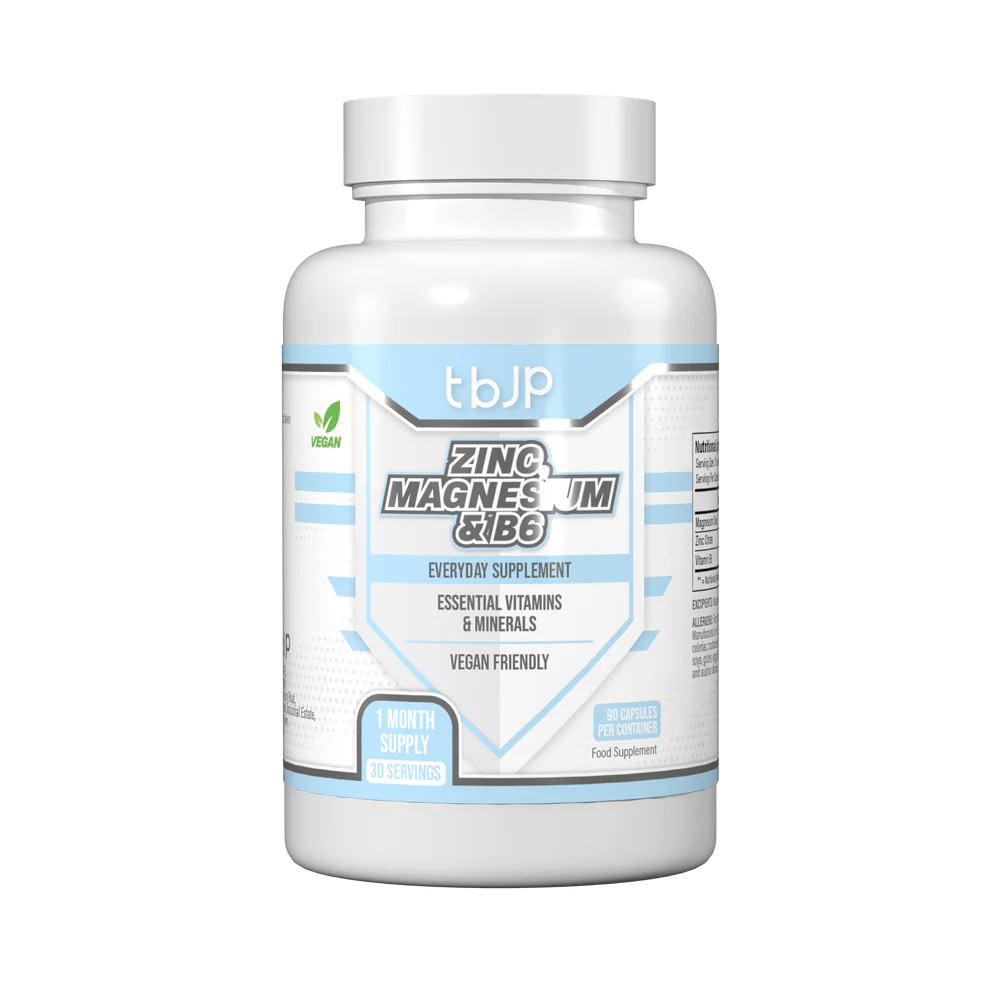TrainedByJp - Zinc, Magnesium & B6 | 30 Servings