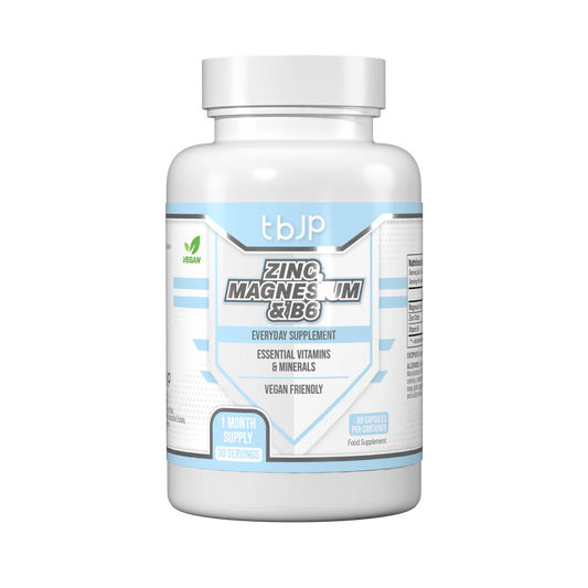 TrainedByJp - Zinc, Magnesium & B6 | 30 Servings