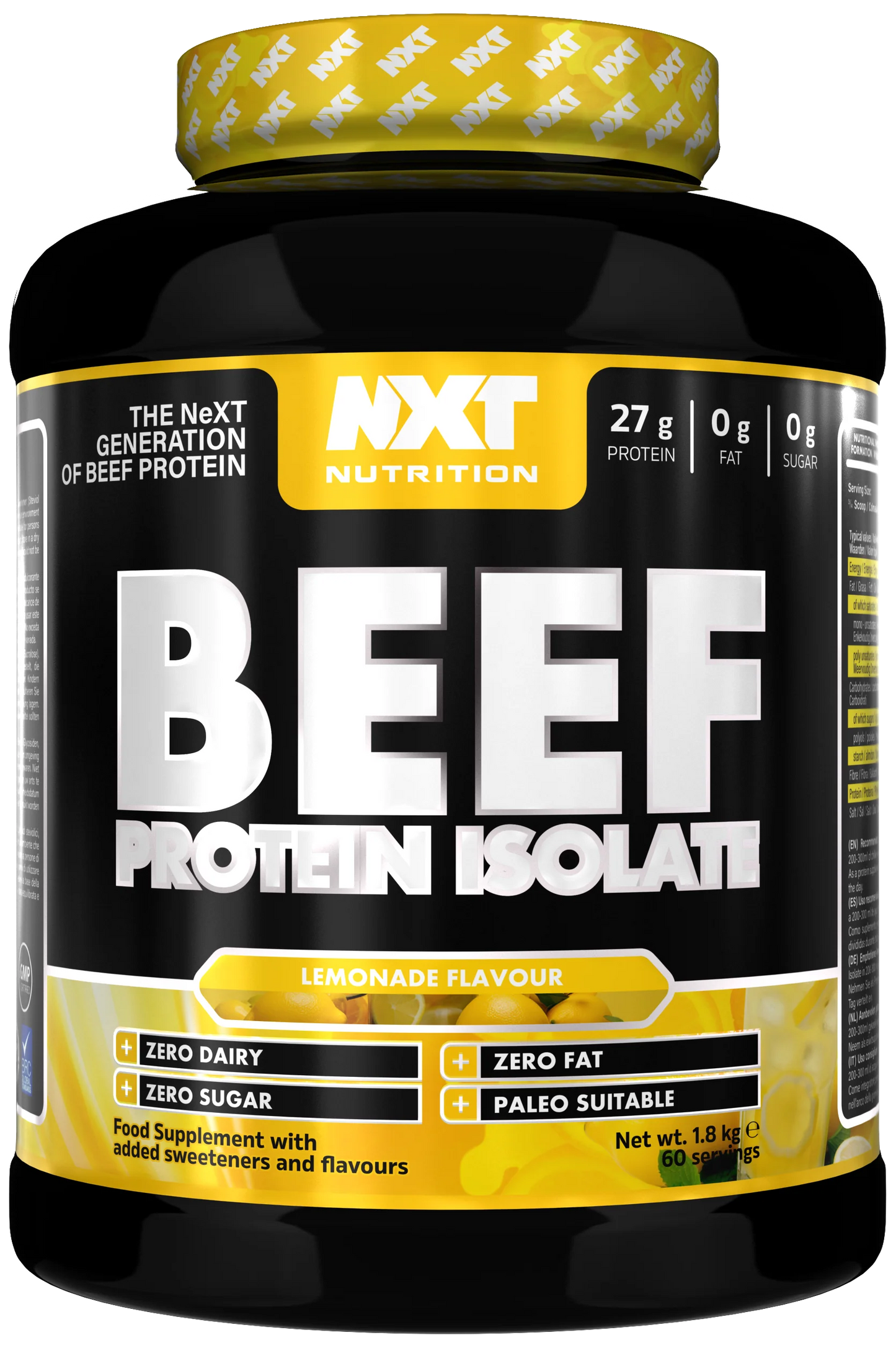 NXT - Beef Isolate | 60 Servings