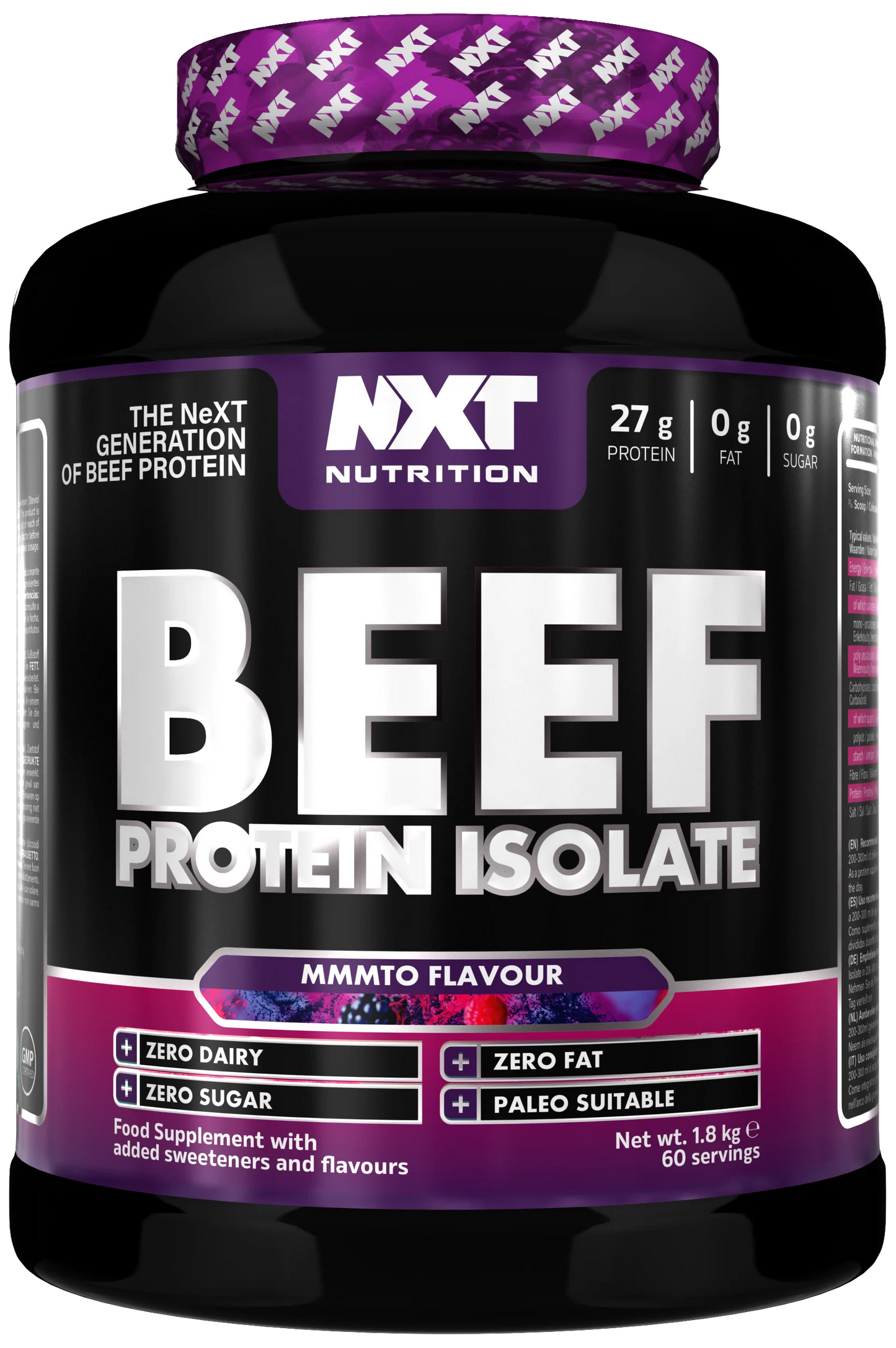 NXT - Beef Isolate | 60 Servings