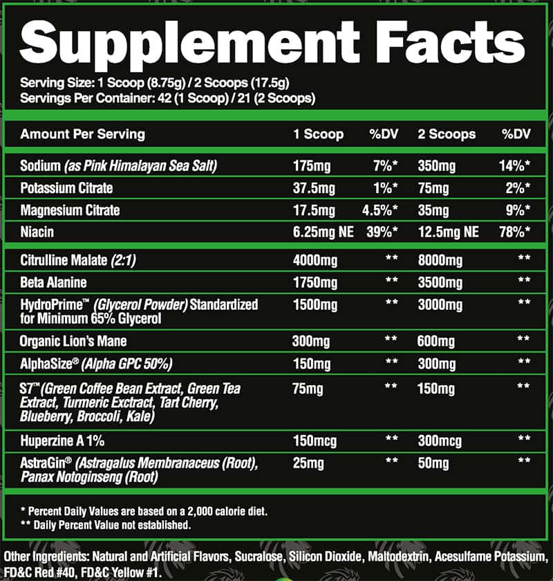 Alpha Lion - SuperHuman Pump | 41 Servings