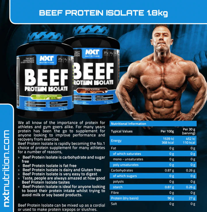 NXT BEEF PROTEIN ISOLATE 60 SERVINGS (CLEAR WHEY)