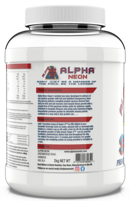 Alpha Neon - Super 4 | 60 Servings