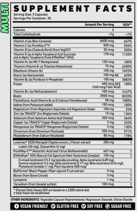 Ghost - MultiVitamin | 30 Servings