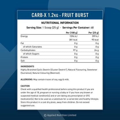 Applied Nutrition - Carb X (300G) | 12 Servings