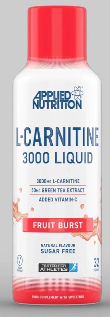 Applied Nutrition - L-Carnitine Liquid 3000 with Green Tea | 32 Servings - Gym Beast