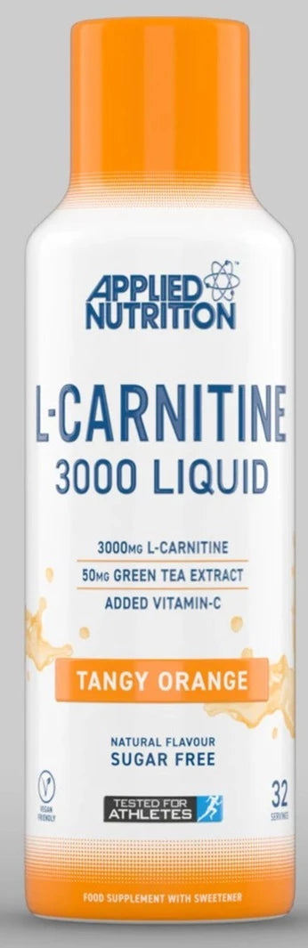 Applied Nutrition - L-Carnitine Liquid 3000 with Green Tea | 32 Servings - Gym Beast