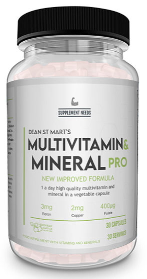 Supplement Needs - MULTIVITAMIN AND MINERAL PRO | 30 Servings