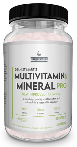 Supplement Needs - MULTI VITAMIN AND MINERAL PRO | 30 Servings