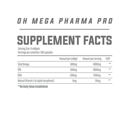 TrainedByJP - Oh-Mega Pharma Pro | 30 Servings