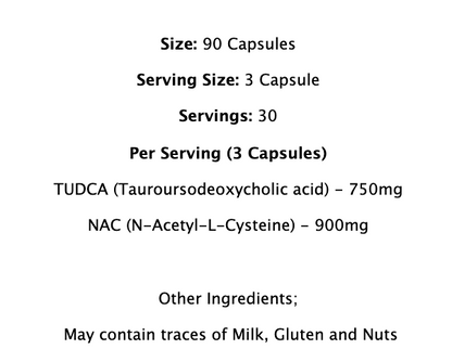 Supplement Needs - Tudca + Nac | 30 Servings