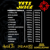 Gorillalpha - Yeti Juice | 40/20 Servings