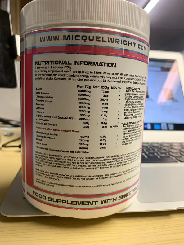 Micquel Wright - Venom Power | 30 Servings